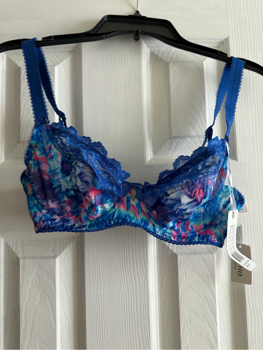 Freya Blue Floral Lace Underwire Bra
